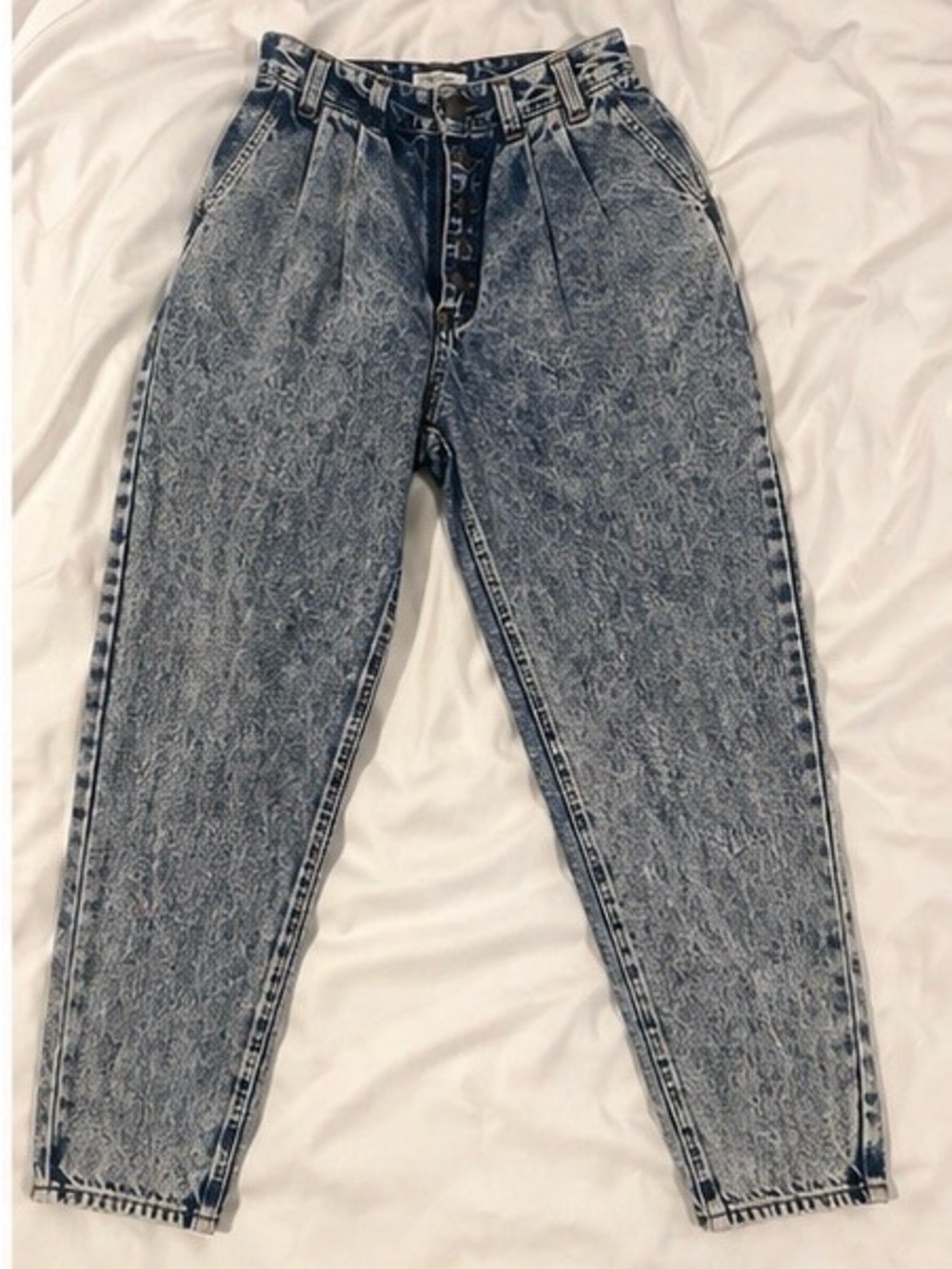 Vintage Limited Express Made in USA Acid Wash High Waist Mom Jeans